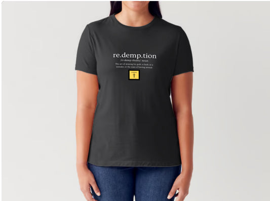 Redemption definition tshirt